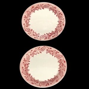 2 Corelle Gypsum 9” Lunch Plates Pre-owned